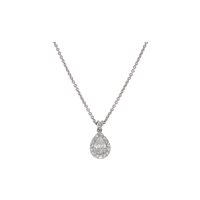Vicenza - Piazzetta Palladio 2 - Collana Crivelli Donna DIAMANTI in Oro bianco Diamante 0.51 Ct 372-3551 - 372-3551